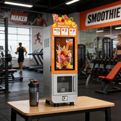 Machine à smoothies Wesmooze installée dans une salle de sport